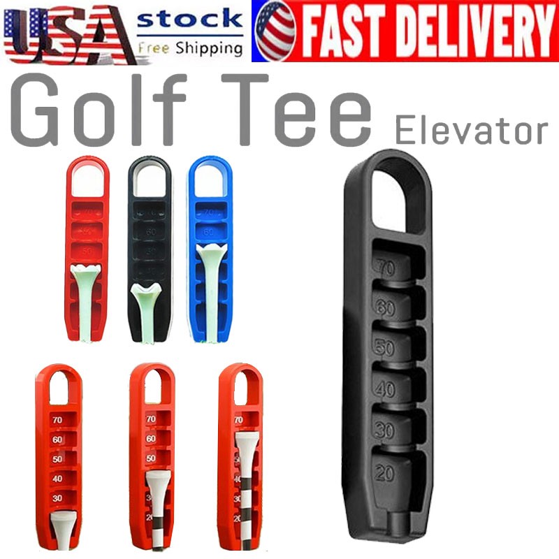 Adjustable Golf Tee Elevator Precise Depth Setting Height Adjustment