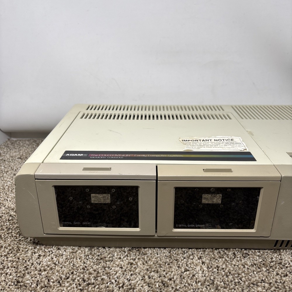 Coleco ADAM CPU ONLY Computer Cassette Drive ColecoVision System Working!