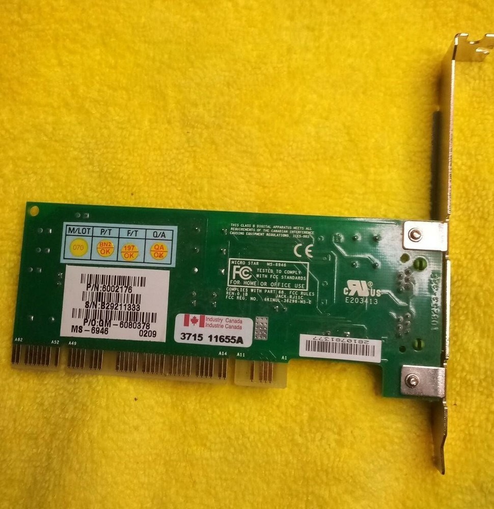 Gateway 700 56K PCI Internal Modem 6002176 Broadcom MS 6946