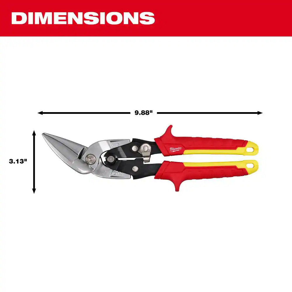 10 In. Straight-Cut Offset Aviation Snips