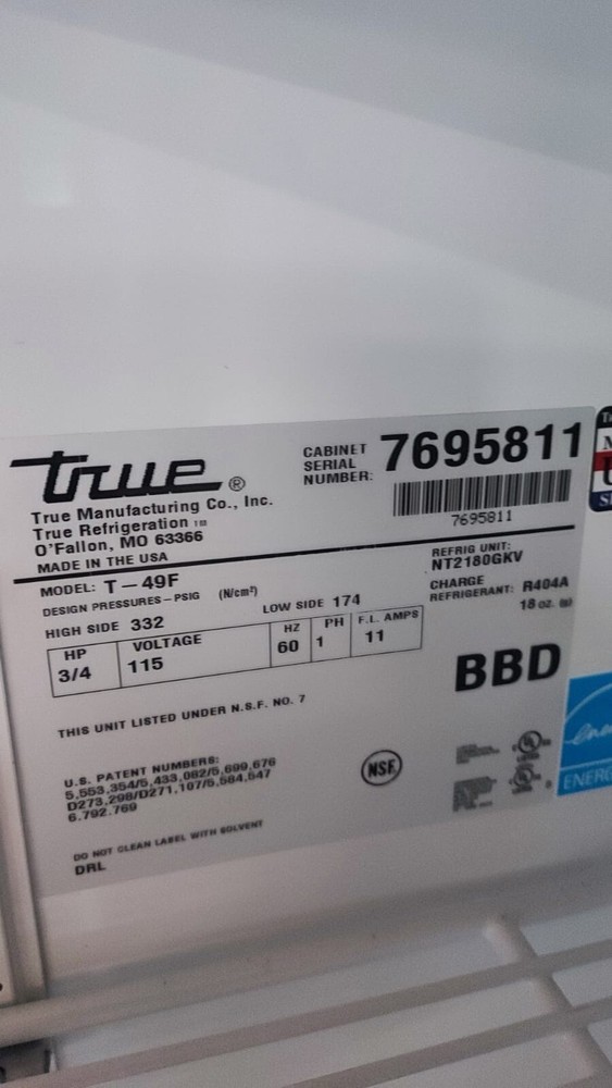 54” True Stainless Dumbledore freezer