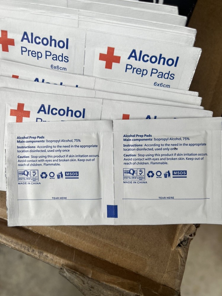 alcochol prep pads