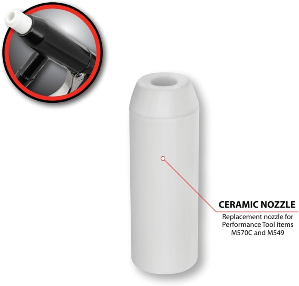 Precision Ceramic Nozzles for M570C Sandblaster - Durable & Easy Installation