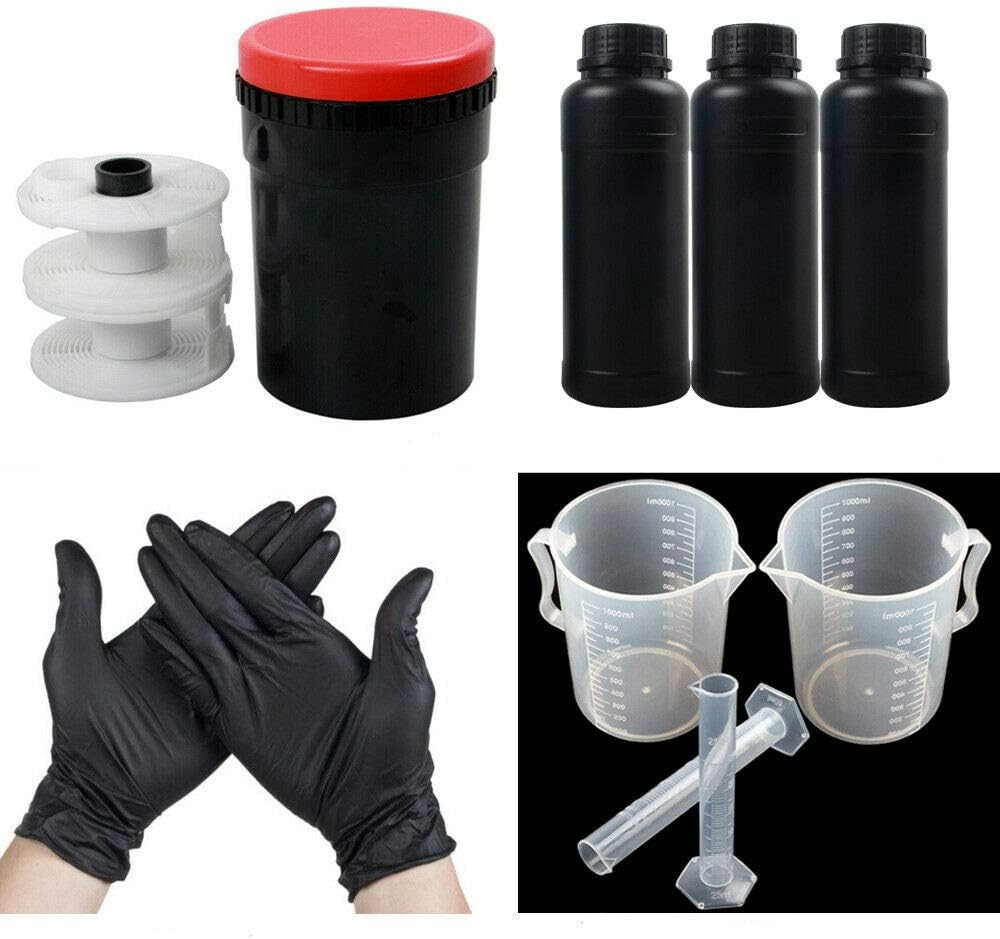 120 135 B&W Film Darkroom Kit Developing Equipment Processing Tool Developing Ta