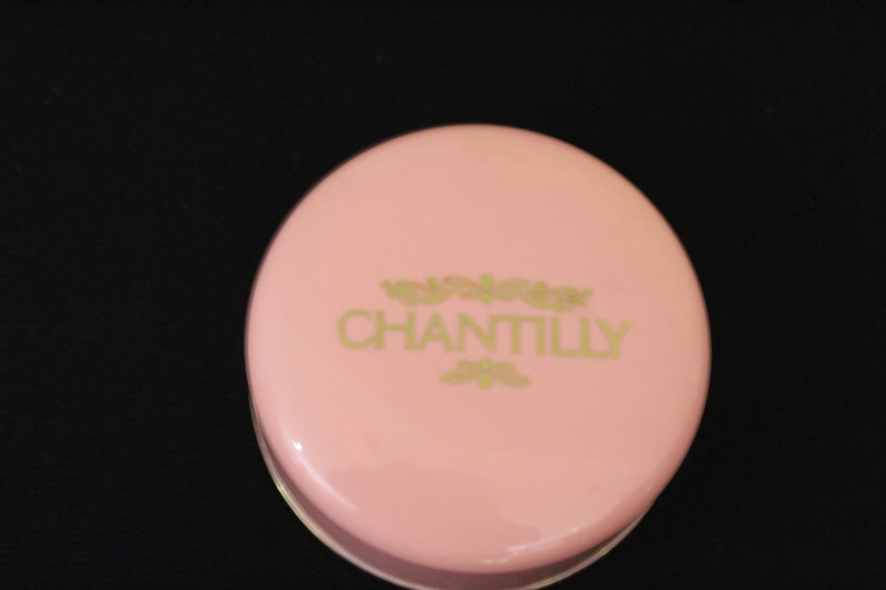 Vintage Chantilly Dusting Powder Weight 8.1 Oz. Open Container