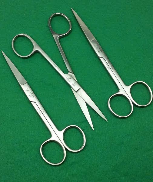 10 O.R Dressing Operating Scissors SHARP/SHARP 5.5" ROUND PATTERN SURGICAL INST