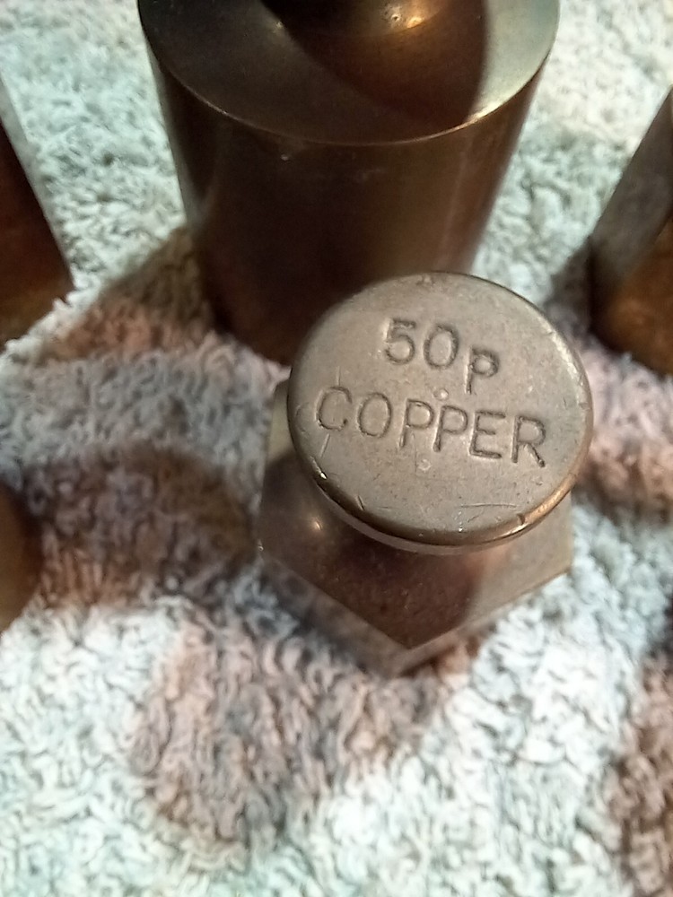 Vintage Brass Weights Post Office