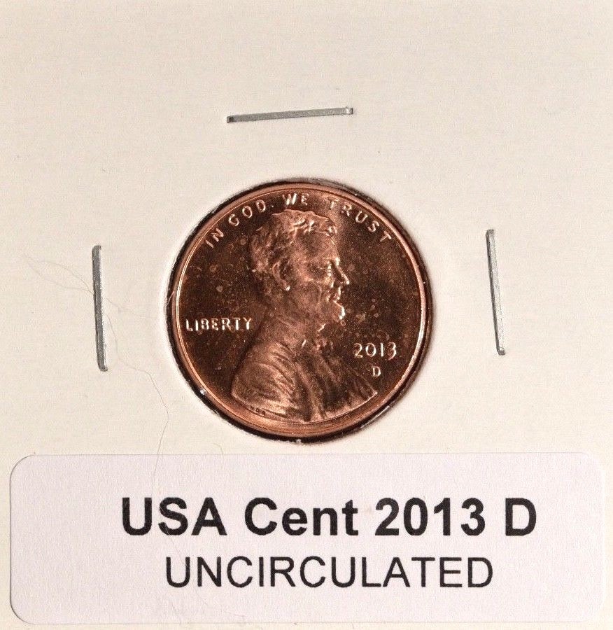 2013 D - USA Small Cent - UNCIRCULATED
