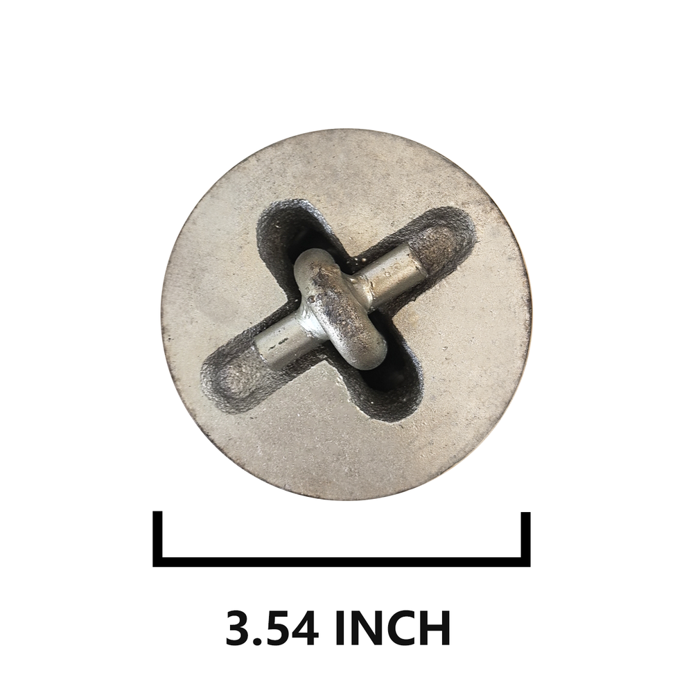 KATOOL 2 Pcs Floor Anchor Pot Auto Frame Machines and Pulling Posts