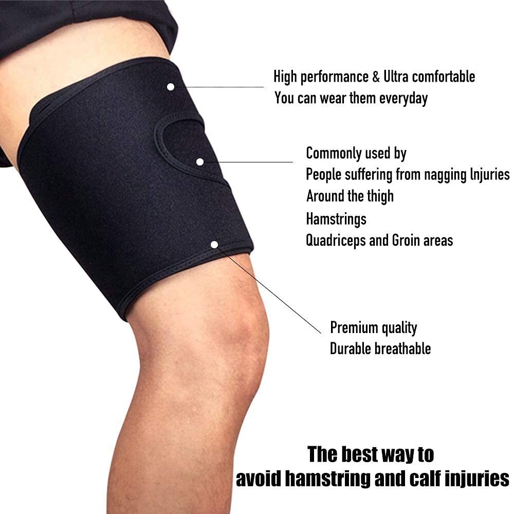 Thigh Hamstring Wrap for Hip Sciatica Nerve Compression Brace Belt Pain Relief++