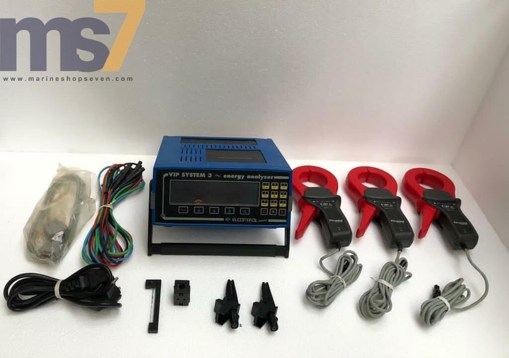 ELCONTROL ENERGY VIP SYSTEM 3 ENERGY ANALYZER WITH ACCESSORIES #NOT WORKING