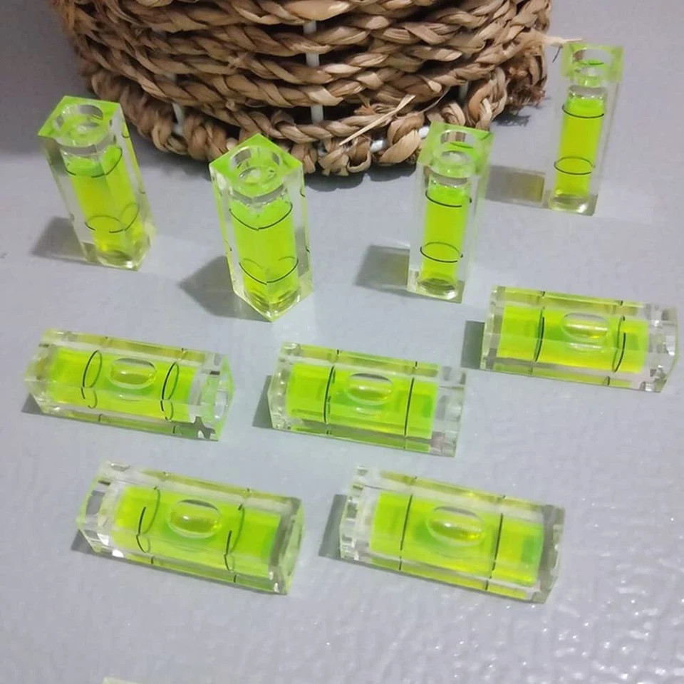 6pcs Small Bubble Level Mini Square Bubble Spirit Levels Leveling Tools New
