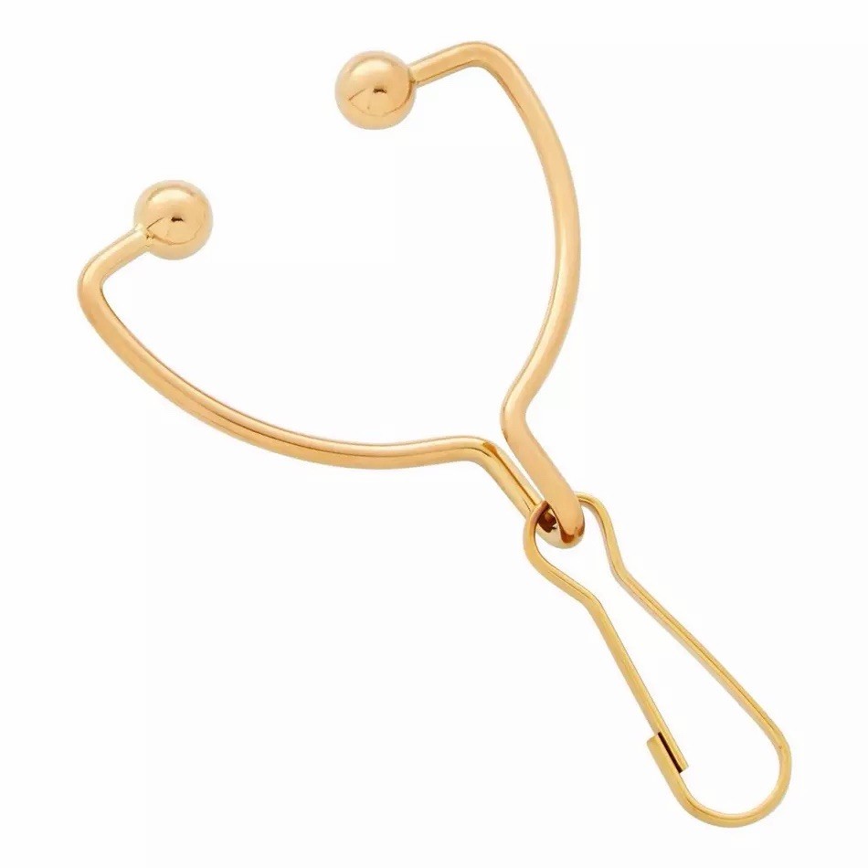 Signature Hardware SH466823 Roller Ball Shower Curtain Rings Brushed Gold NEW