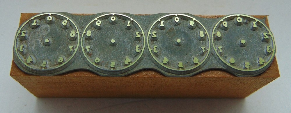 Printing Letterpress Printers Block Meters