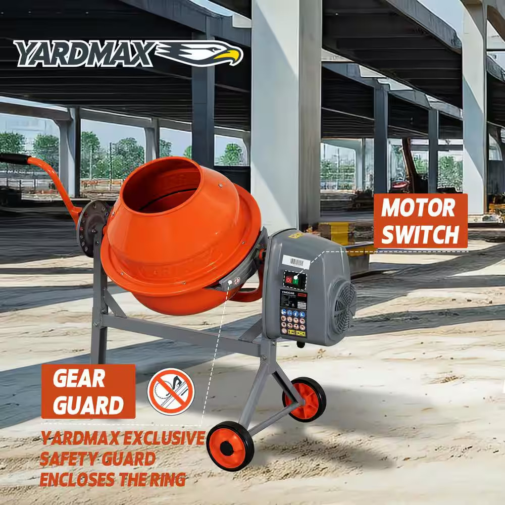 1.6 Cu. Ft. Concrete Mixer