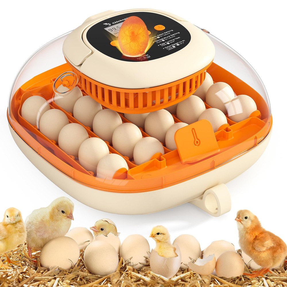 Egg Incubator Automatic 25 Chickcozy 360 View Thermometer Humidity Control Seat