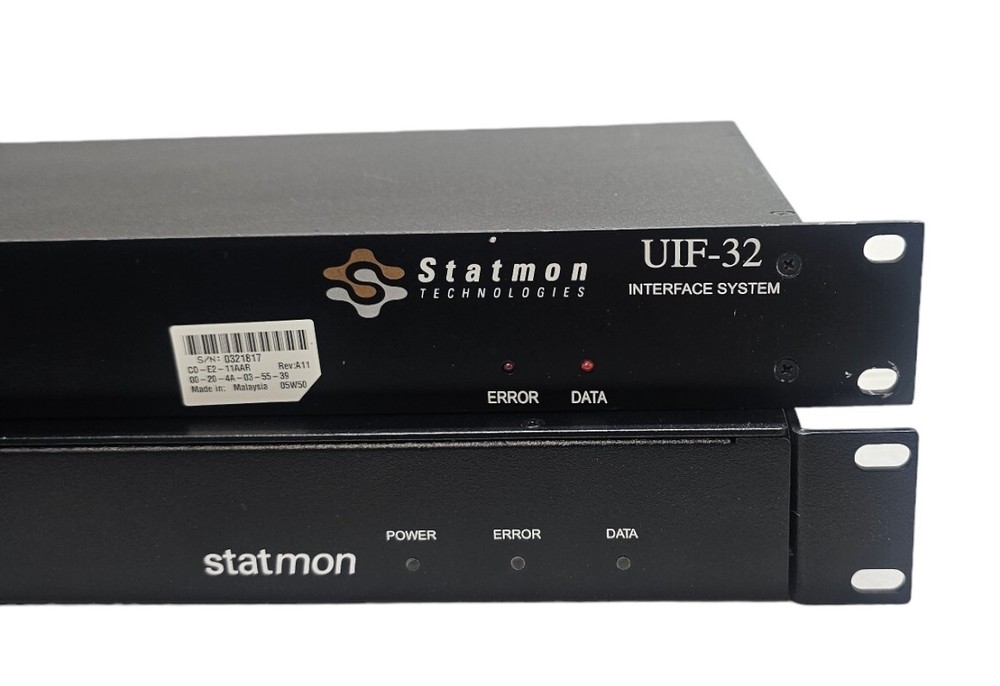 STATMON / VIDEOQUIP UIF-32 UNIVERSAL INTERFACE SYSTEM And GPX 32