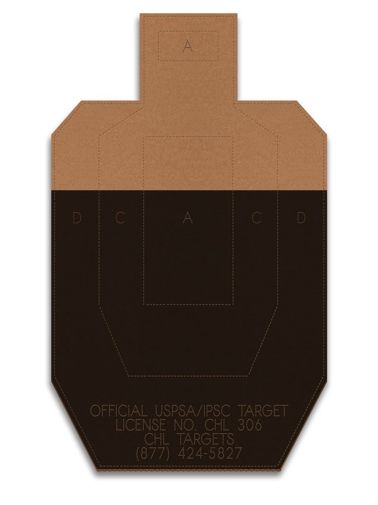 USPSA (Metric) Hardcover Target Sample Pack (100 Target Pack)