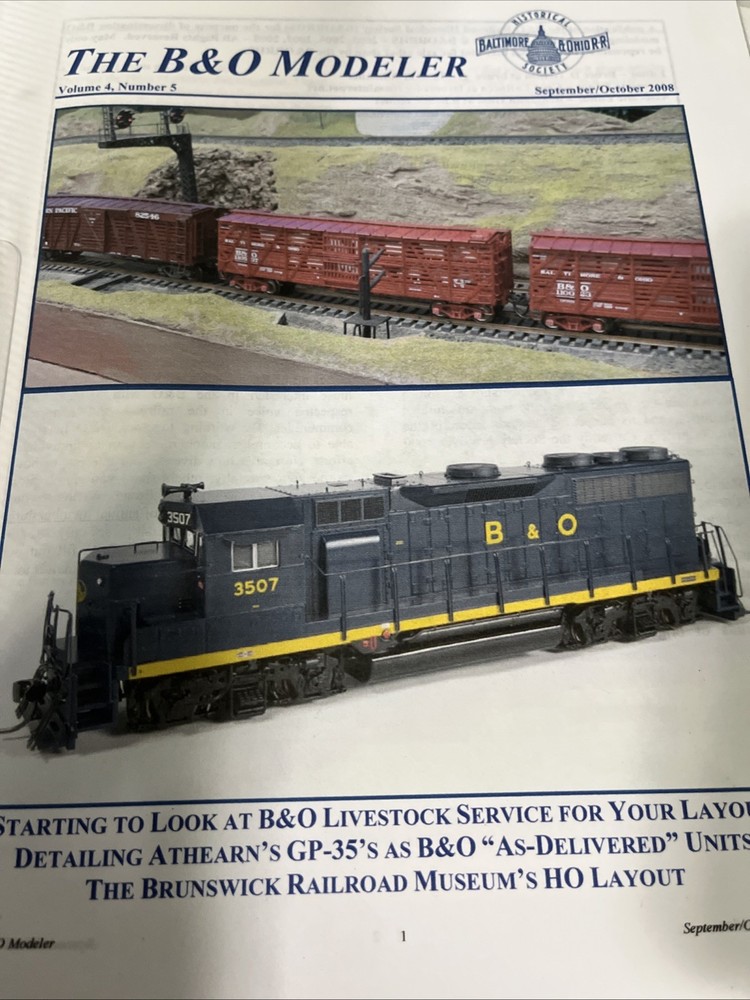 The B & O Modeler Volume 4 Numbers 2, 4 And 5