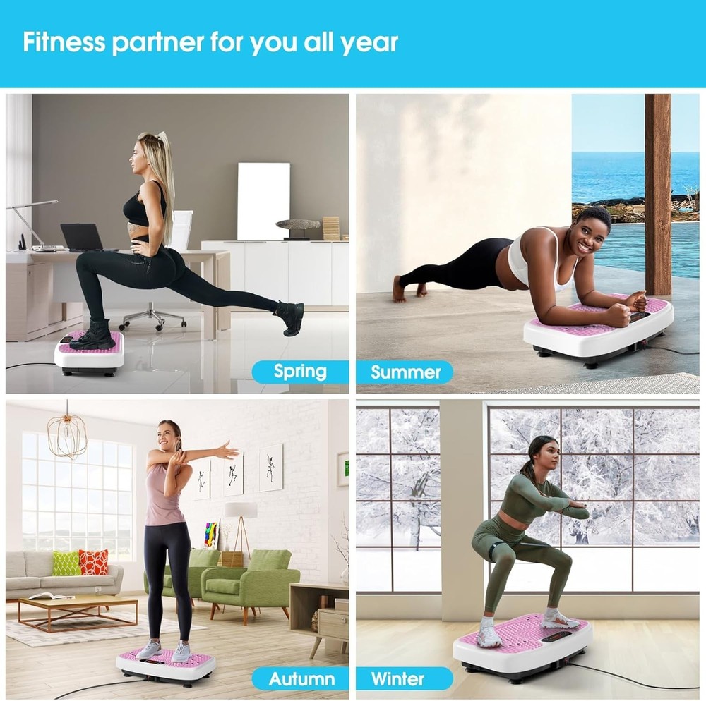 Lymphatic Drainage Vibration Platform - Remote-Controlled Full Body Workout