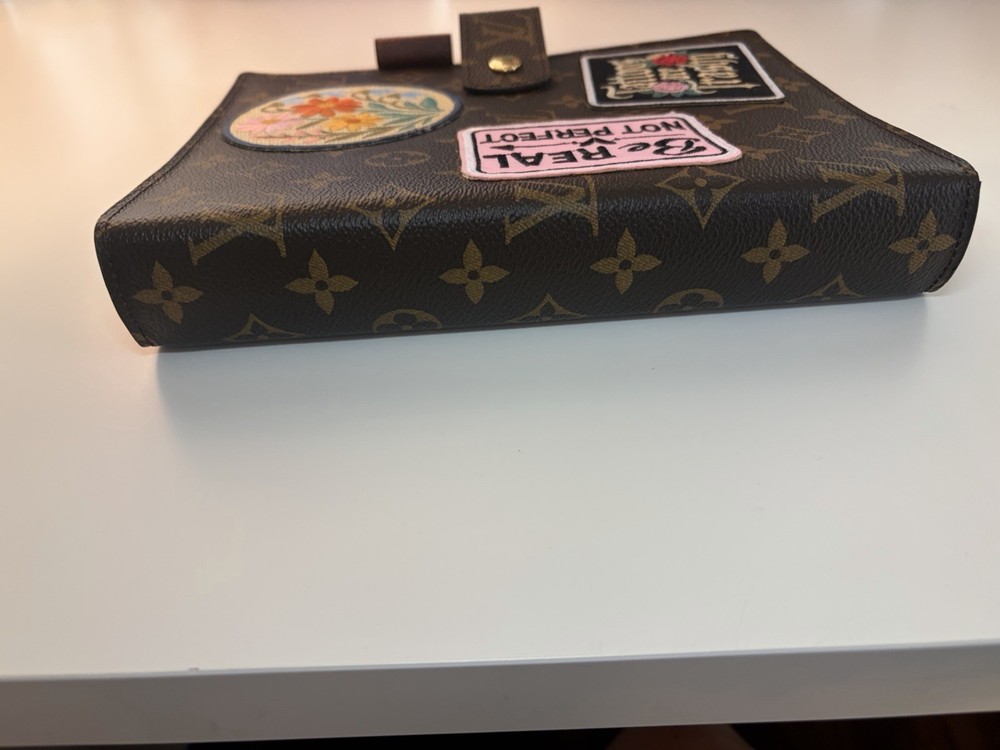 Authentic Louis Vuitton Large Ring Agenda Customized
