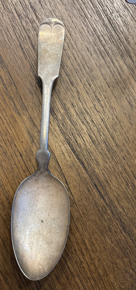 ANTIQUE SILVERPLATE SPOON / ROGERS Large size