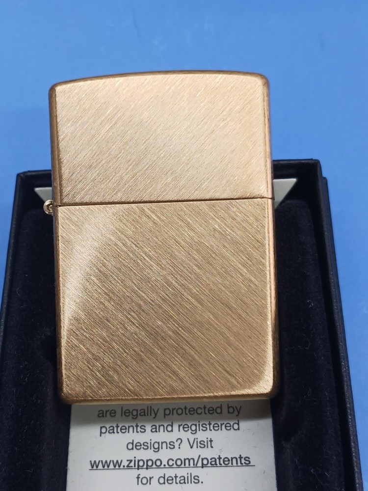 Zippo Herringbone Sweep Brass 29830