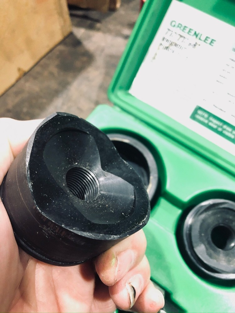 Greenlee 737BB KNOCKOUT PUNCH SET for 1-1/2" & 2" Never used