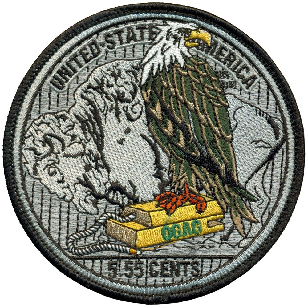 USAF 555th FIGHTER GENERATION SQUADRON – 5.55 CENTS PATCH