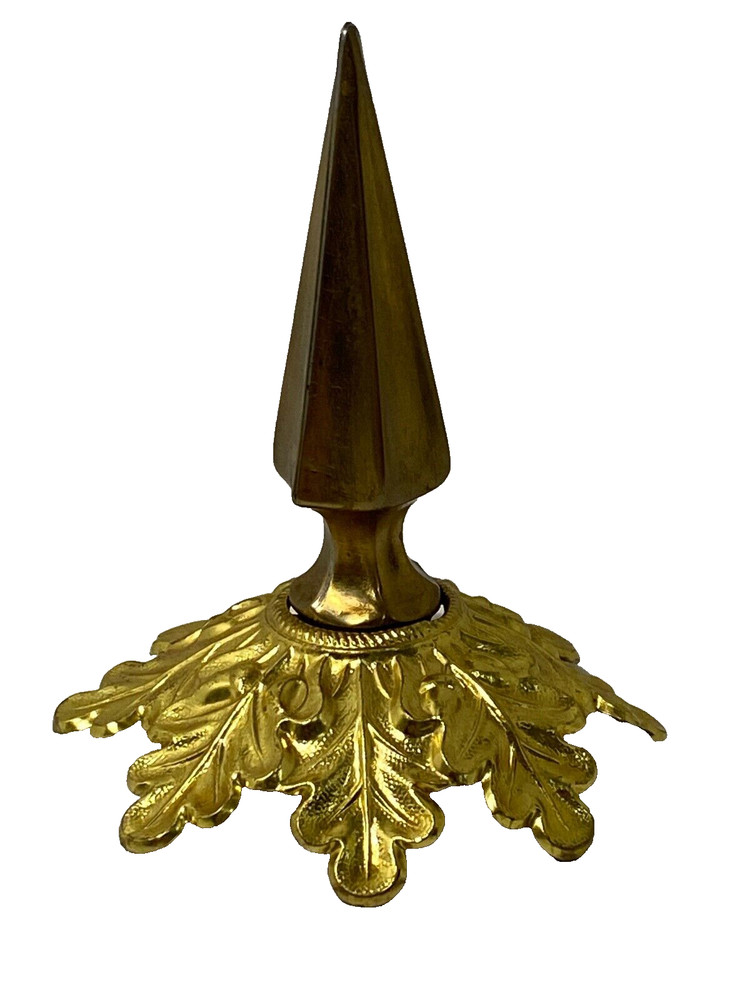 M1881, HELMET SPIKE AND OAK LEAF BASE, PRIVATE PURCHASE, INTERLOCKING SET