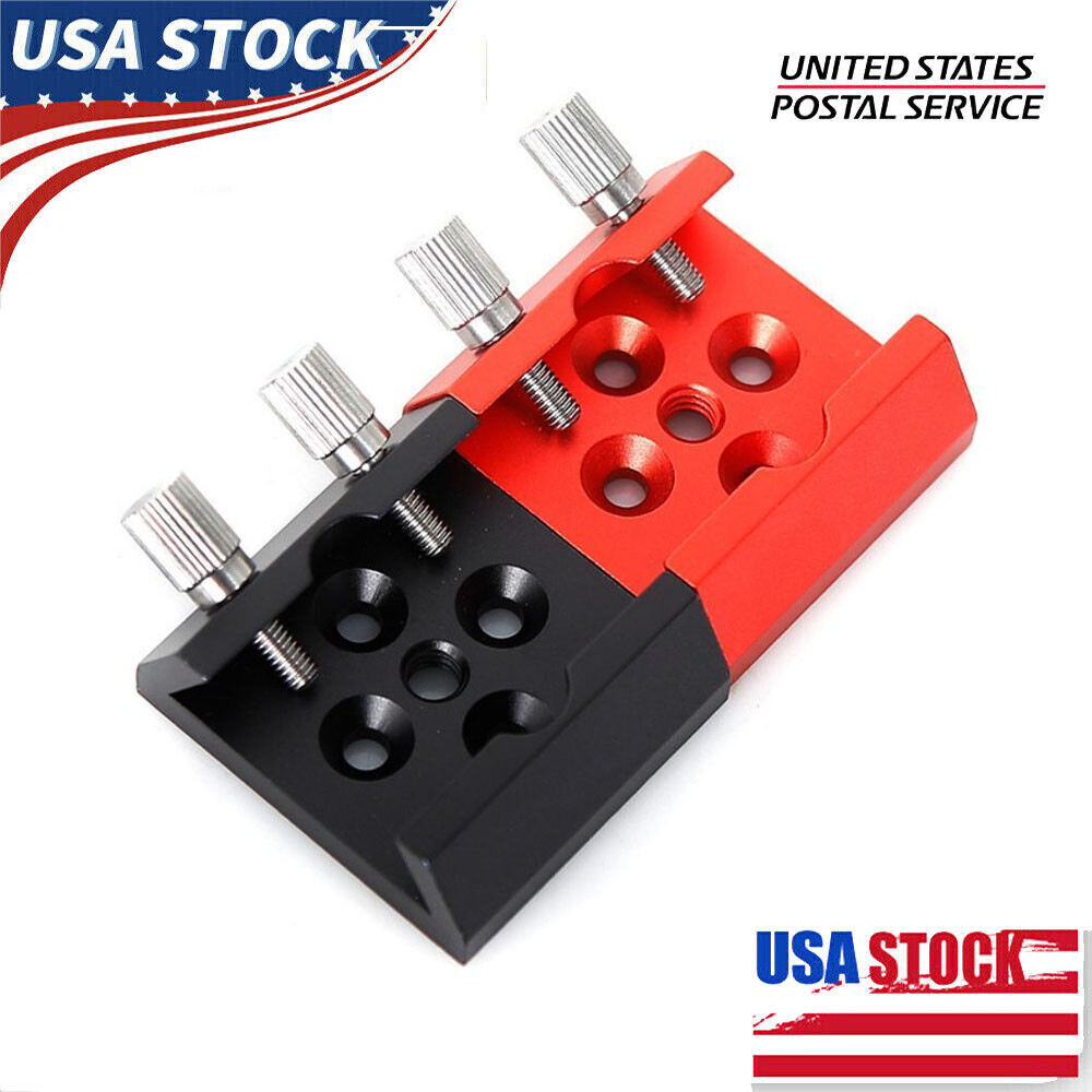 Finder Scope Base Dovetail Clamp Flat Bottom Guide Scope Mount w/ 1/4 Thread USA