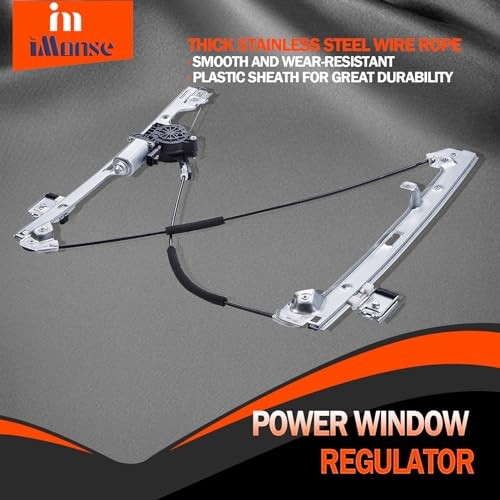 Front Driver Side Power Window Regulator with Motor Replacement for Front Left