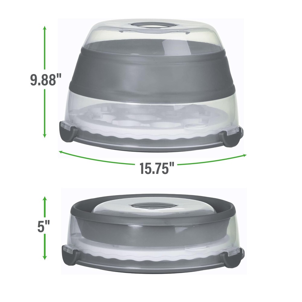 Collapsible Cupcake Carrier 12Cup Capacity, Foldable Design for Easy
