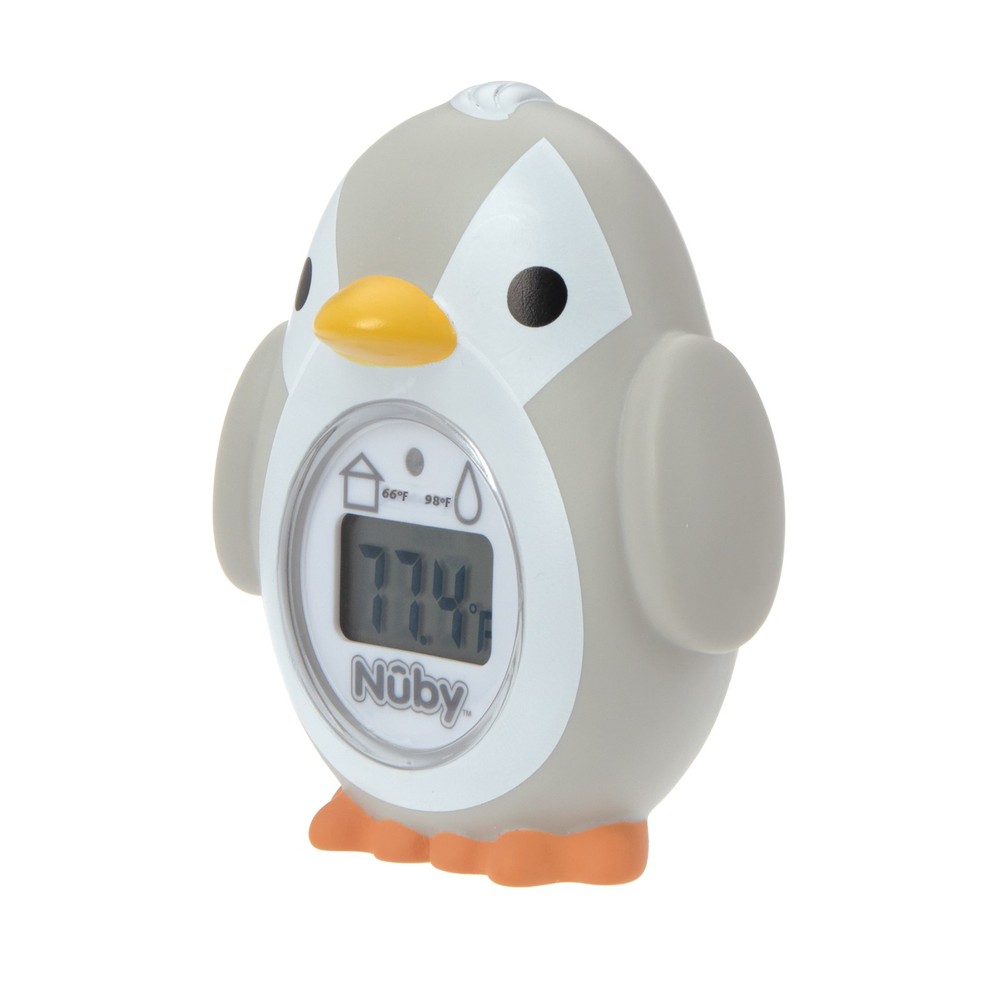 Nuby Floating Penguin Bath and Room Digital Thermometer