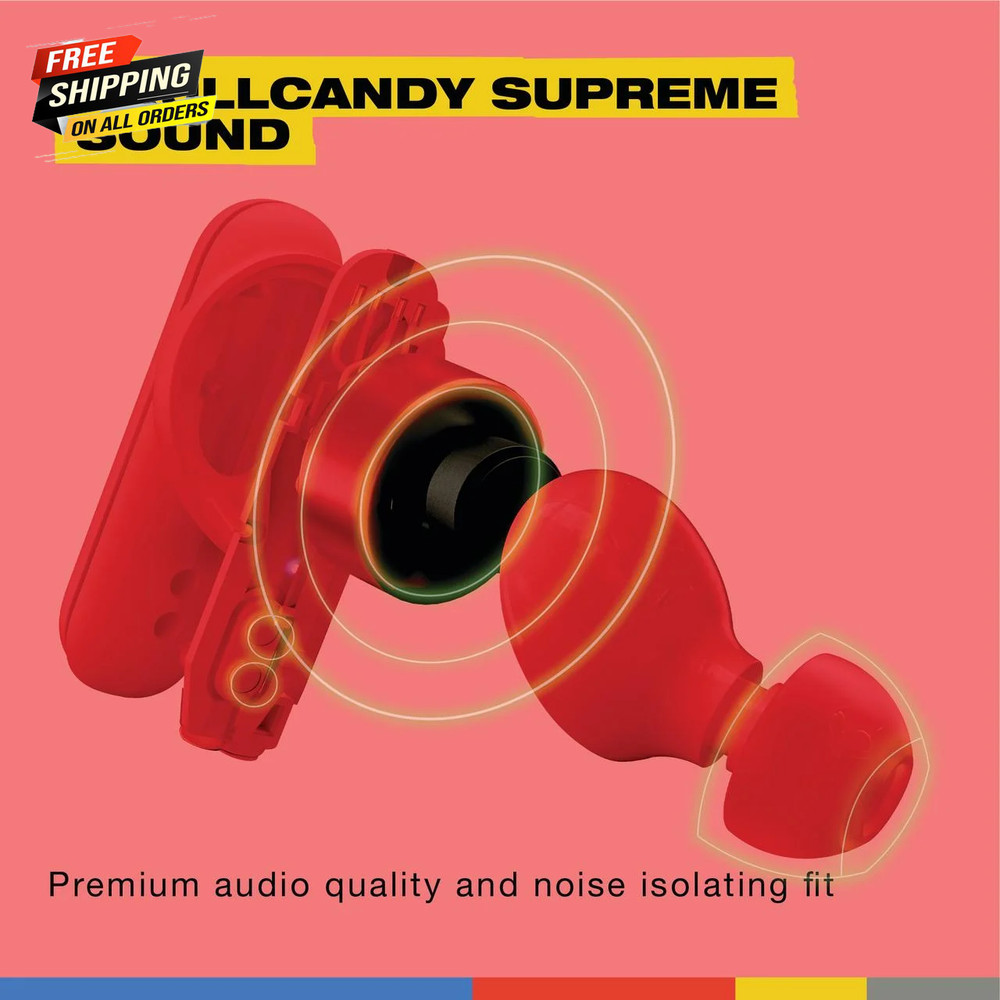 Smokin' Buds XT True Wireless In-Ear Earbuds, Flame