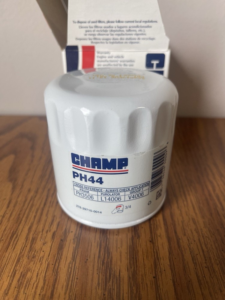 Engine Oil Filter Champion PH44