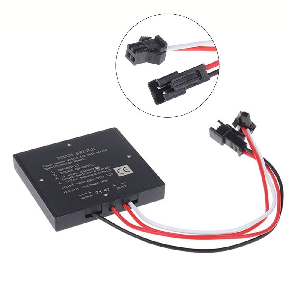 Touch Sensor Switch for LED Light Bathroom Mirror Easy and Efficient Control