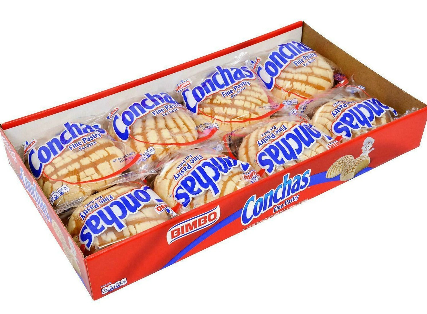 Bimbo Vanilla Conchas 8 ct 16.96 oz