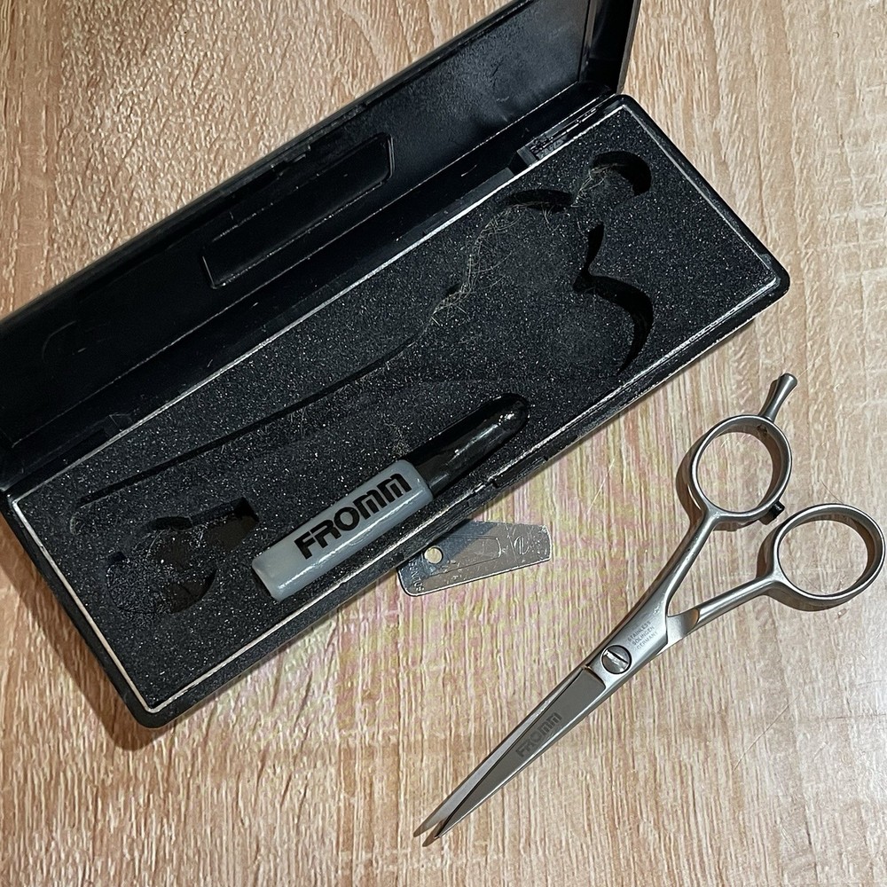 Two Fromm Vintage Hair Shears - Case