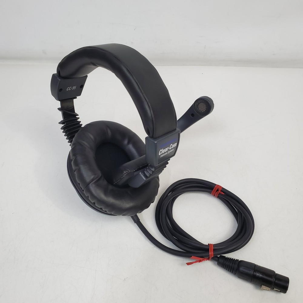 Clear-Com CC-95 Intercom Systems Single-Muff Headset Communication Headphones
