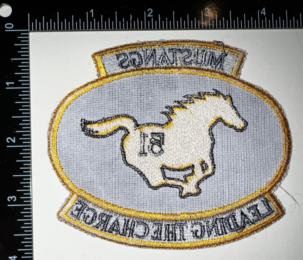 USAF 51st Fighter Wing Mustangs Leading The Charge Patch