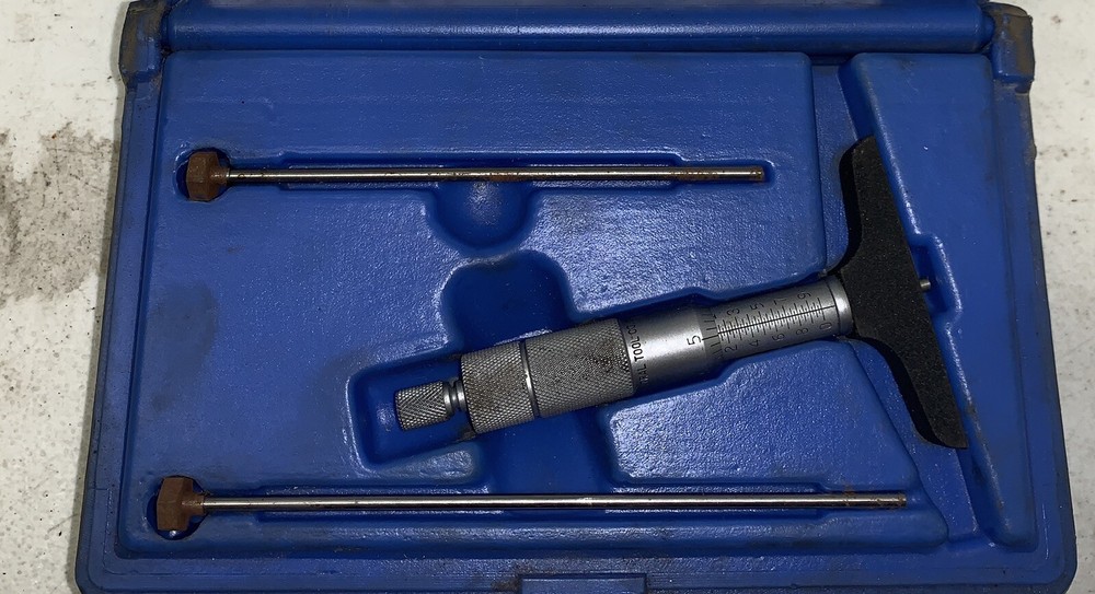 Central Tool Co Depth Mircometer Gauge