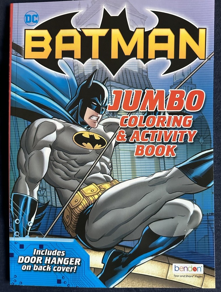 Bendon Jumbo Coloring & Activity Book  Batman