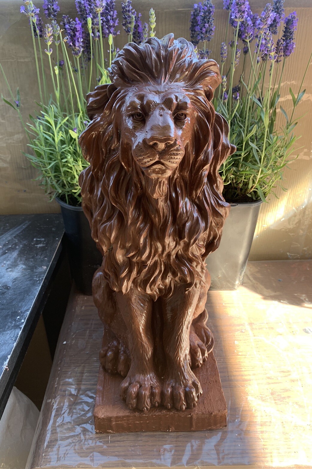 LATEX RUBBER MOLD Only YKM-L5014 Lion H. 16” Casing Sold Separately Made In USA