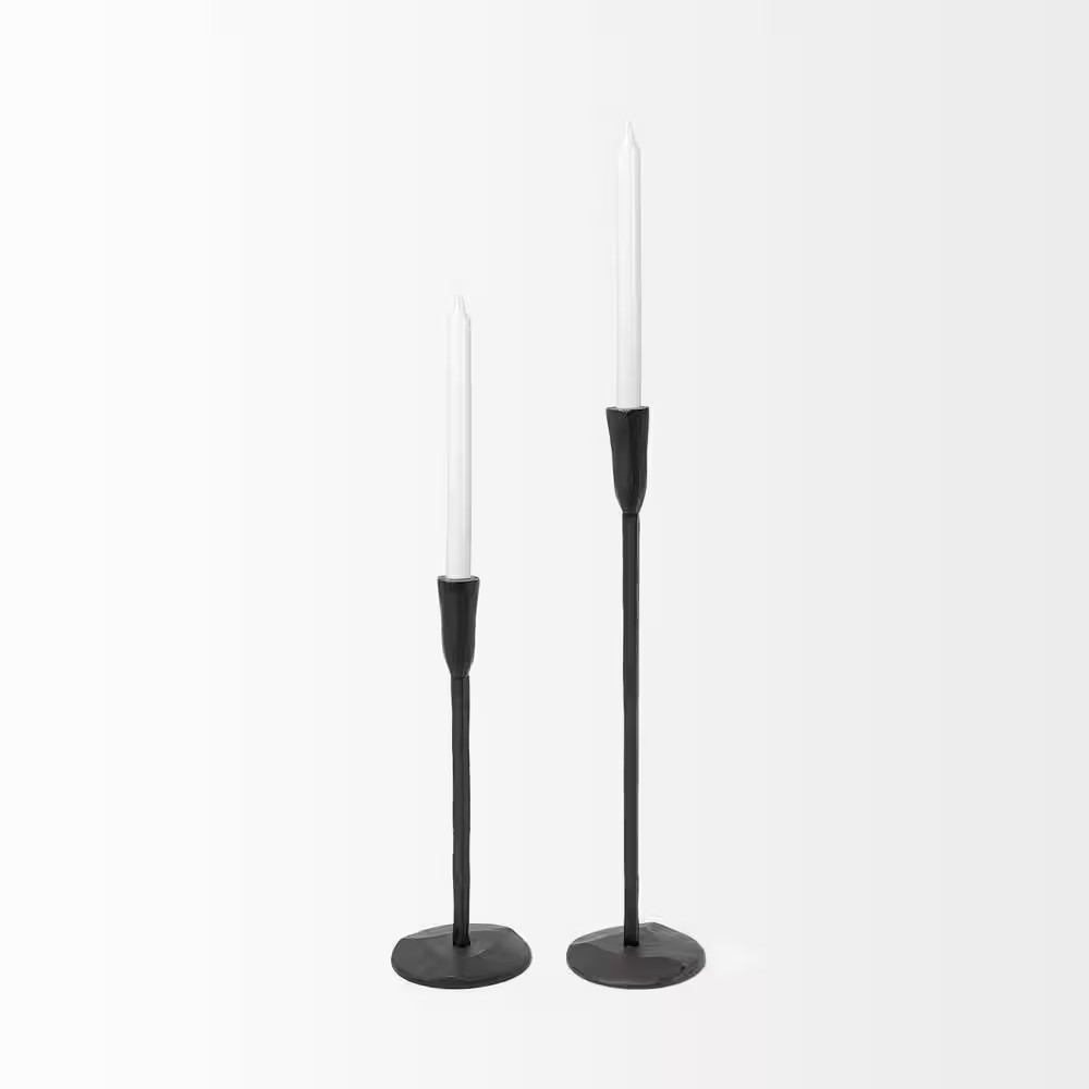 Levit (Large) Black Table Candle Sconces Holder
