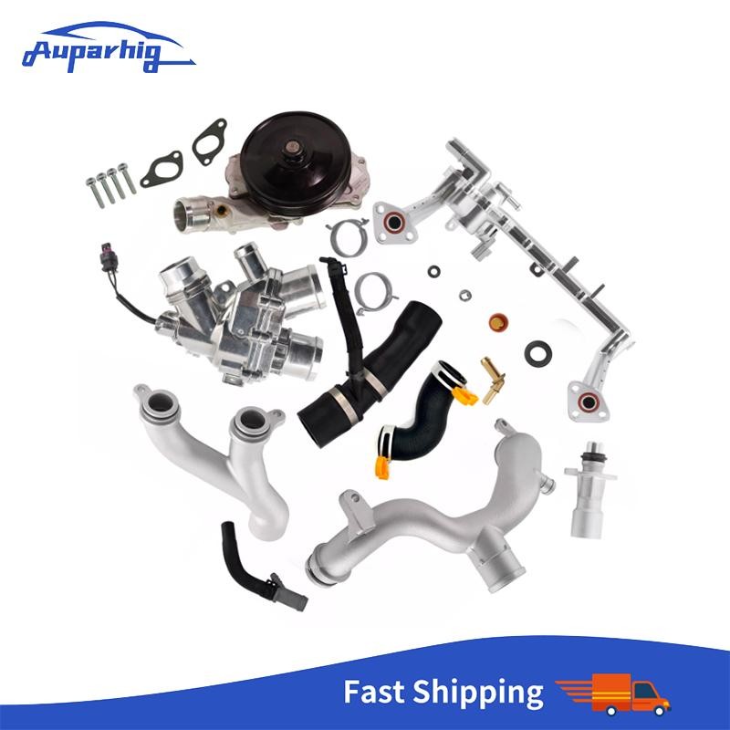 Upgraded Cooling Water Pump Pipe System Kit Fit Jaguar Land Rover 3.0L V6