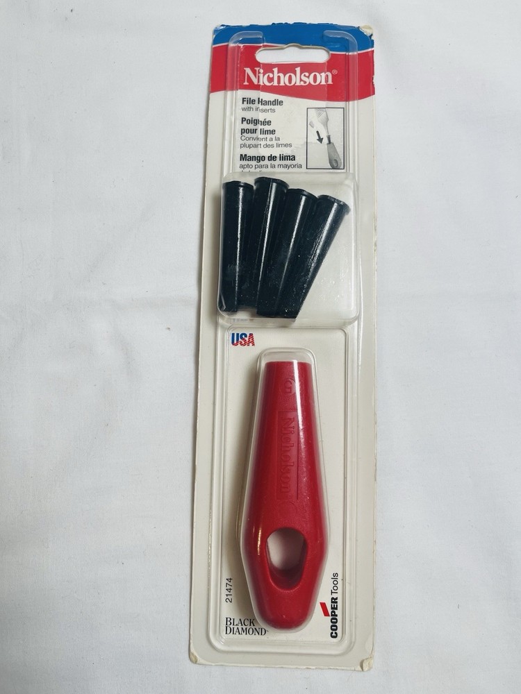 Nicholson File Handle Grip Attachment w/ Inserts NOS 21474