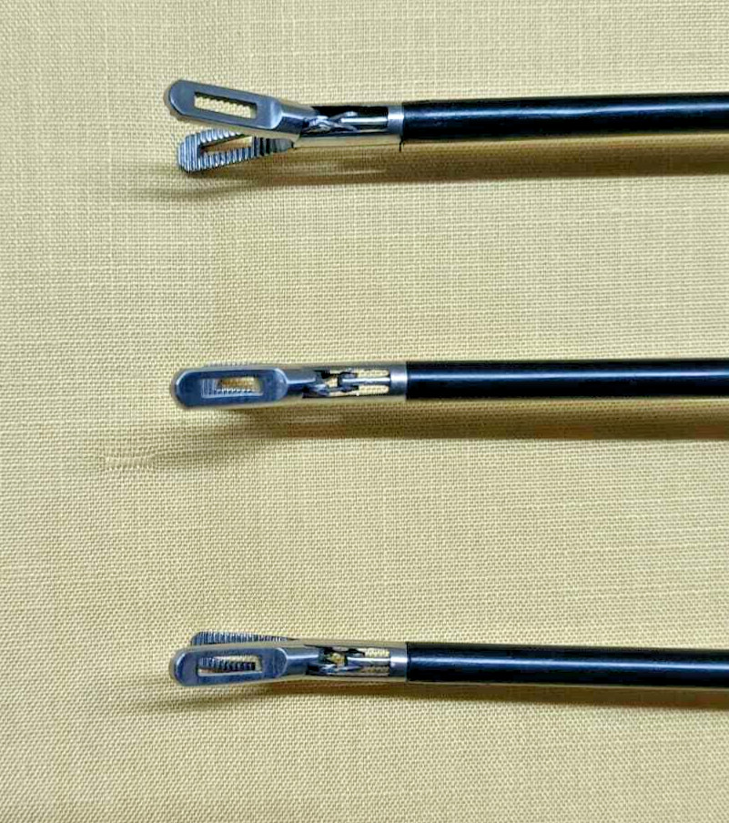 3pc Laparoscopic Bowel Grasper 5mmx330mm Endoscopy Reusable Instruments