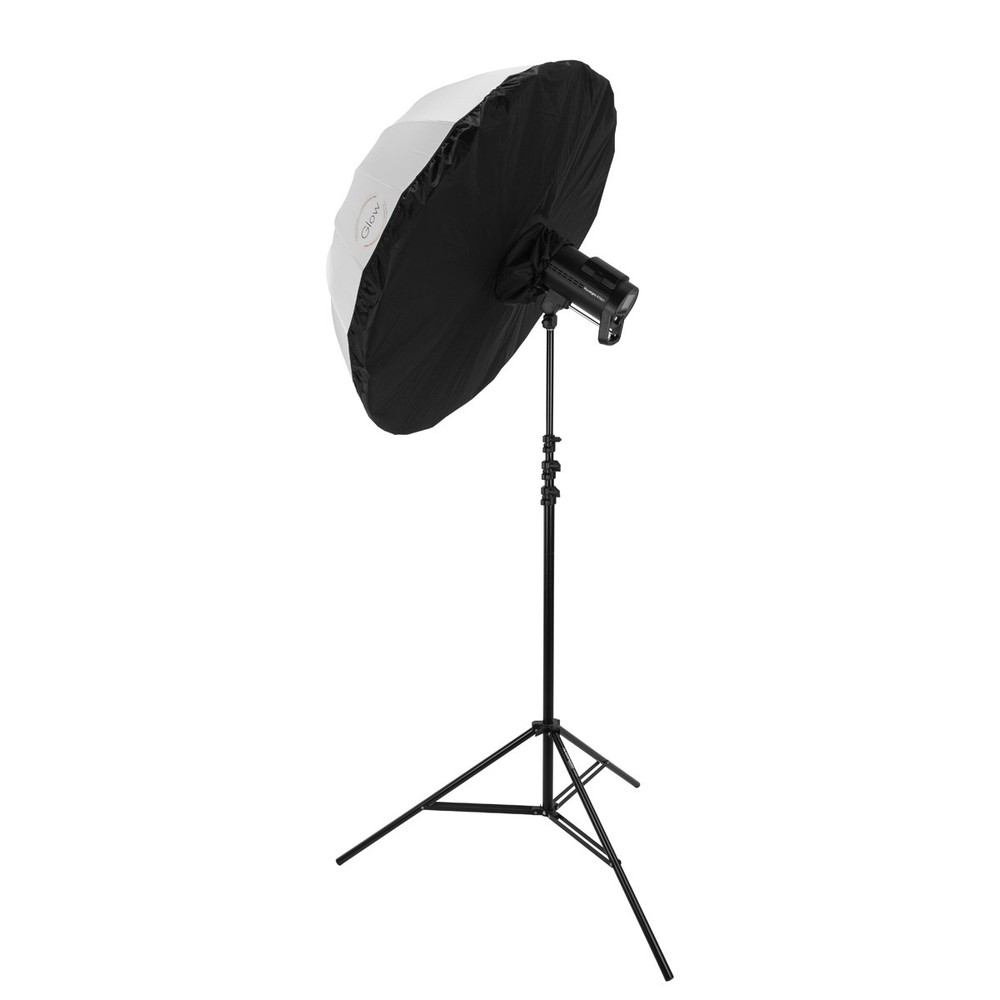 Glow Easy Lock 51" Translucent Umbrella Black Panel