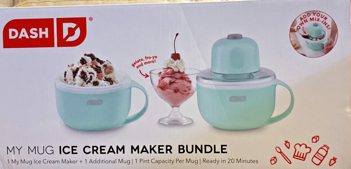 My Mug Ice Cream Maker Bundle – Open Box – Never Used – Original Packaging